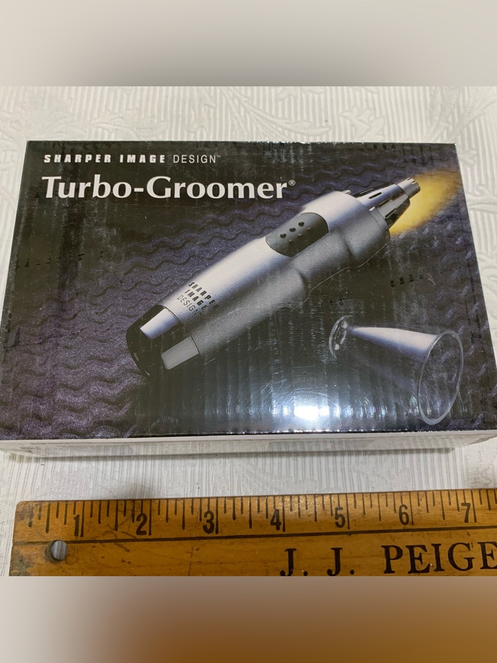 Sharper Image Turbo-Groomer Nose & Ear Trimmer - Silver and Black